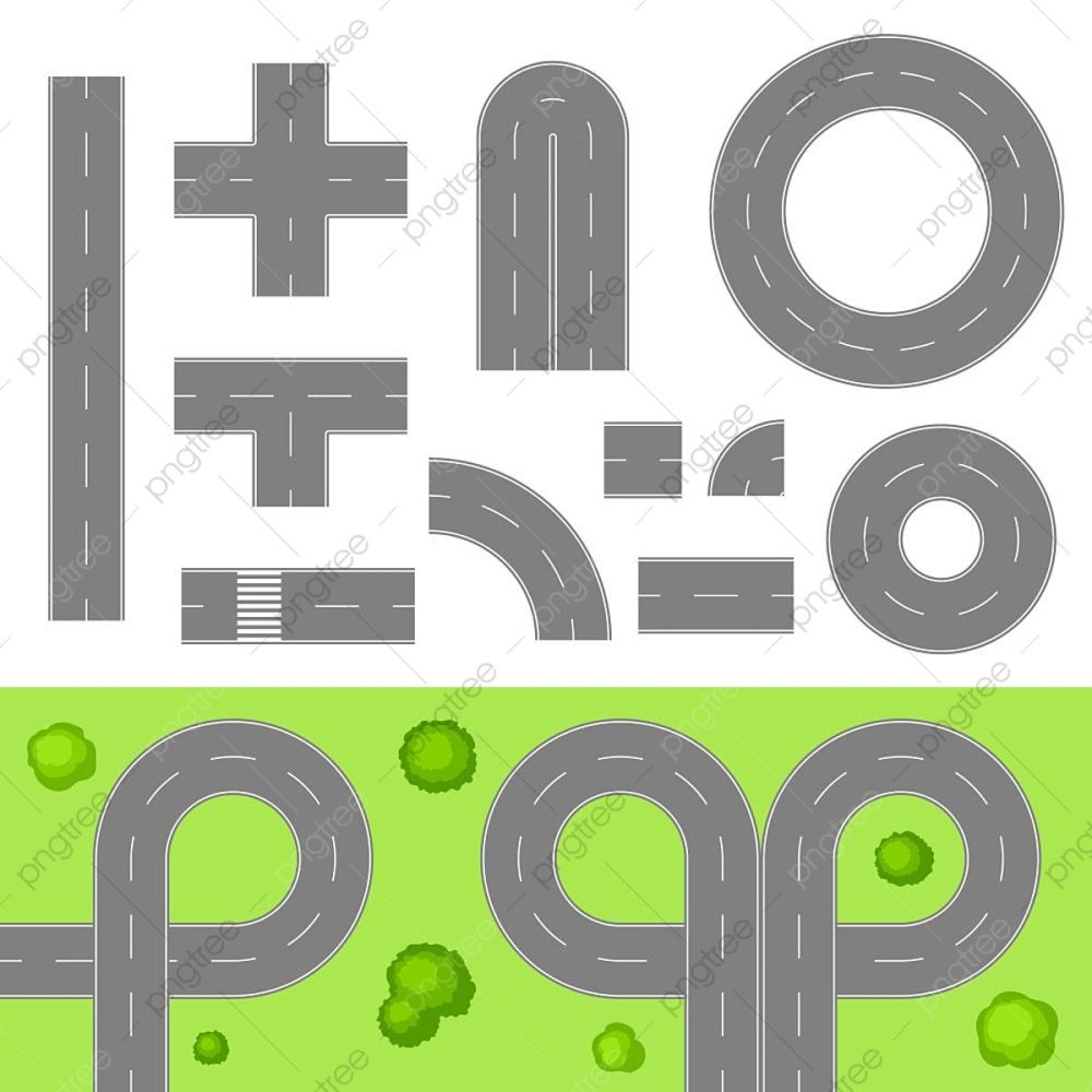 Дорога вид сверху