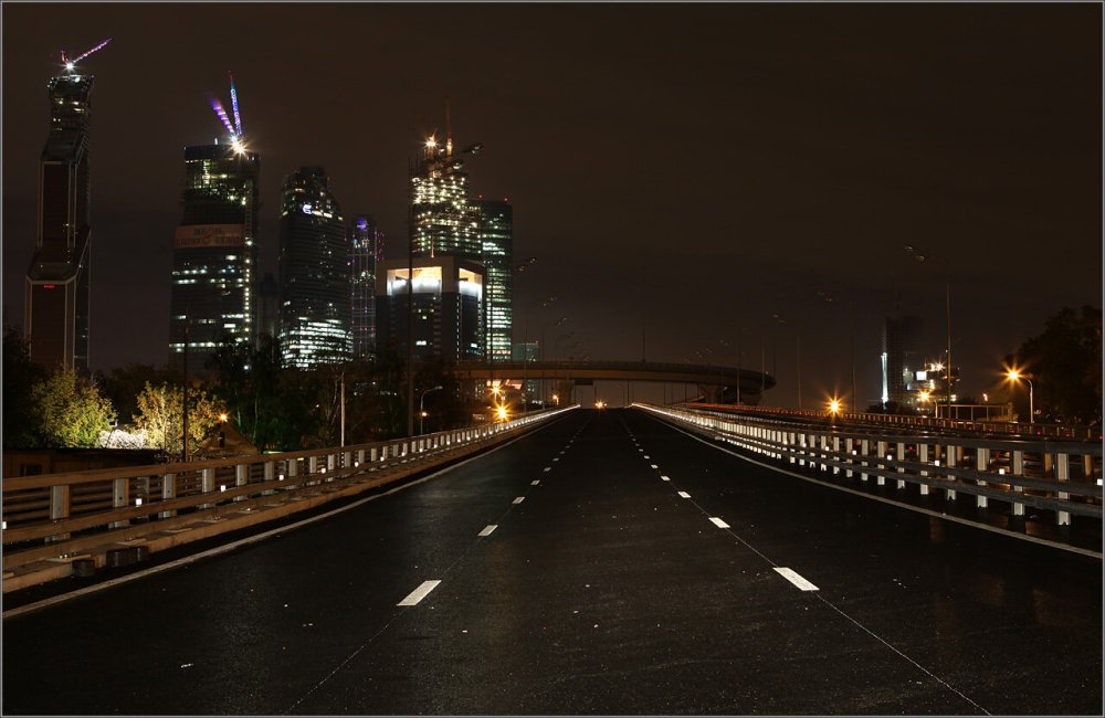 Трасса Москва Москва Сити