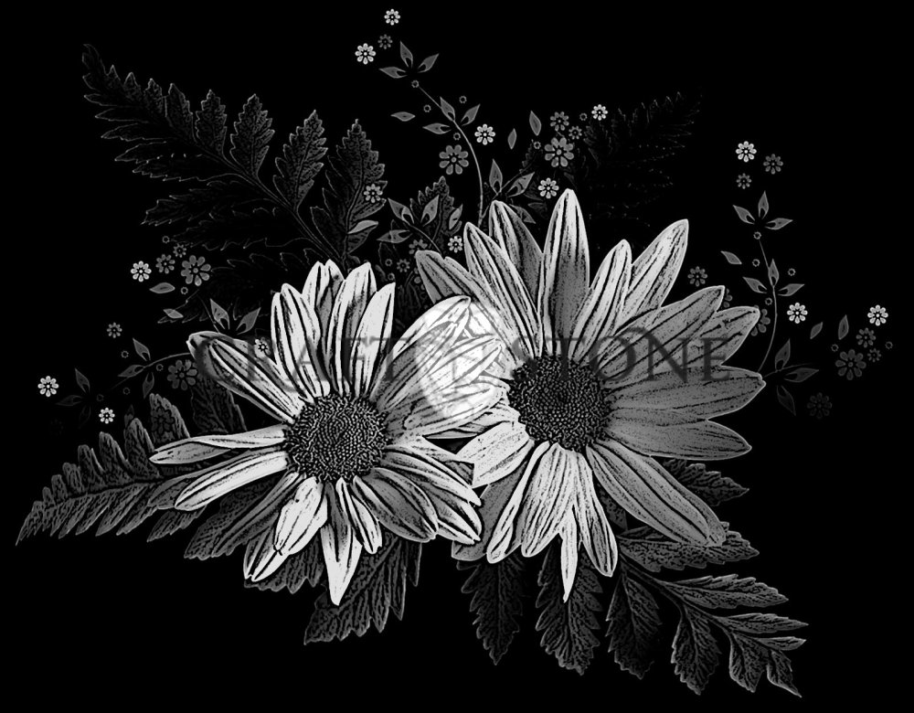 Цветы для гравировки