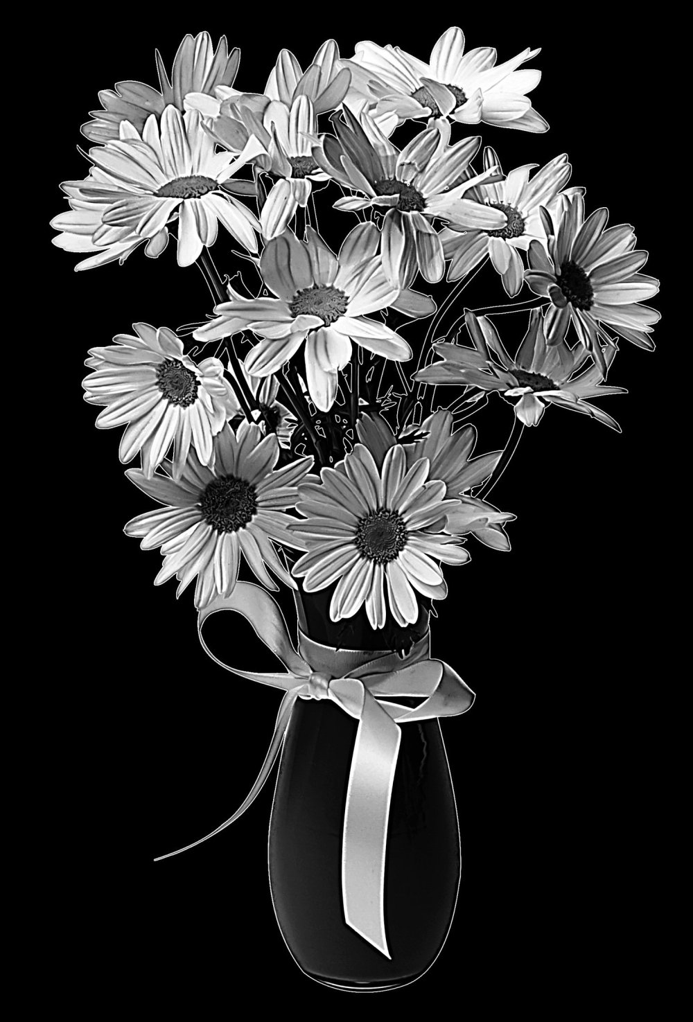 Изображение цветов на памятнике