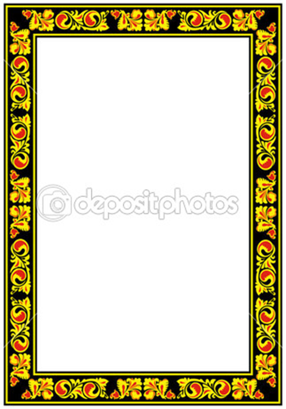 Рамка в русском народном стиле
