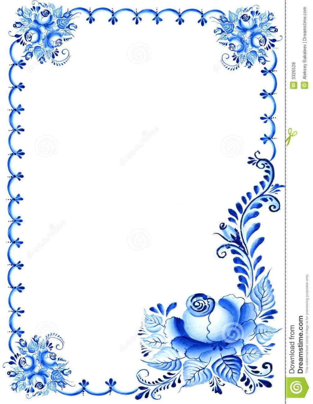 Хохломская роспись паттерн