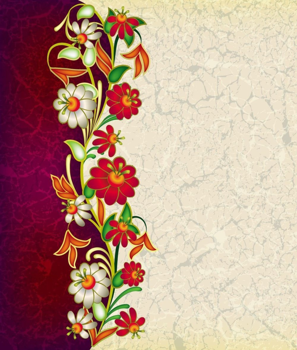 Рамка в стиле Гжель