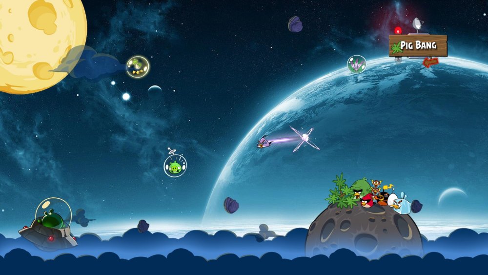 Angry Birds Space планеты