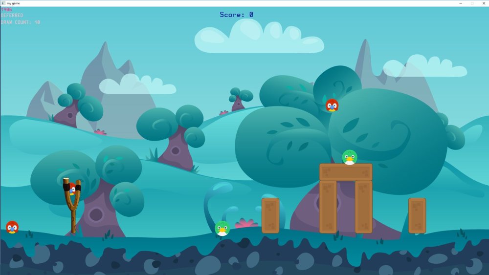 Фон игры Angry Birds