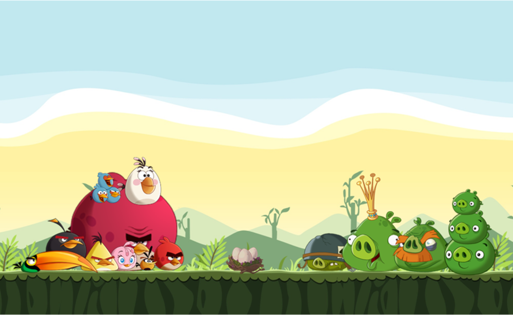 Angry Birds фон