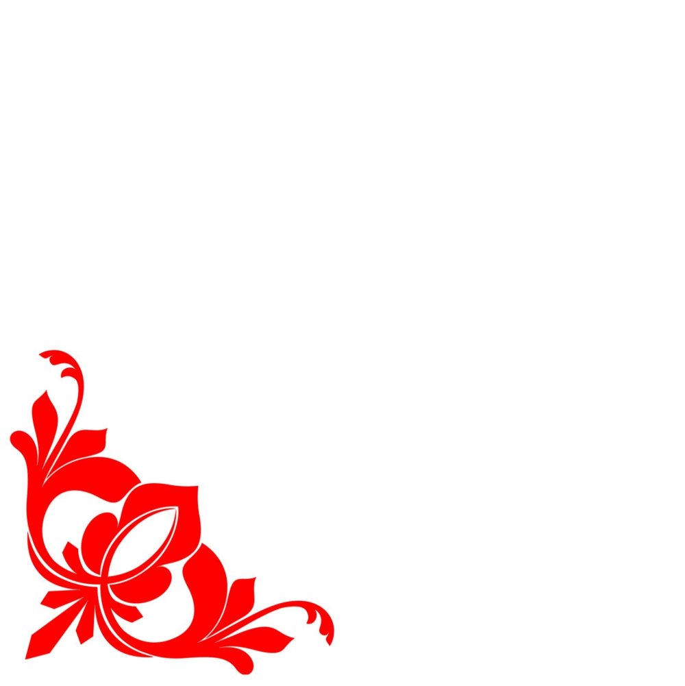 Красный орнамент