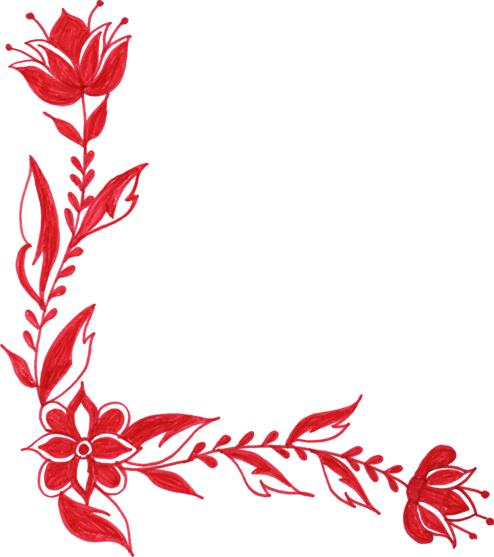 Красные узоры