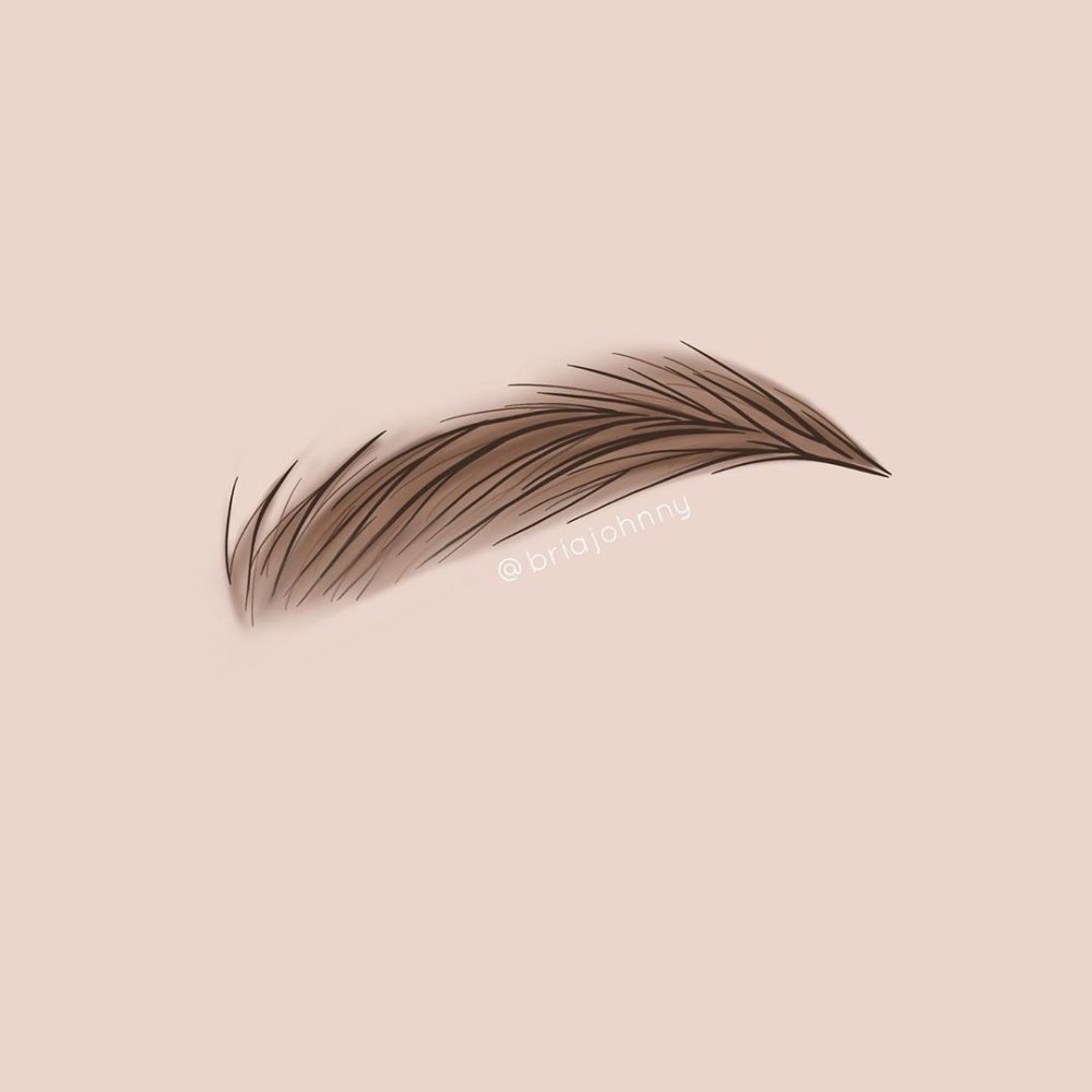 Брови визитка