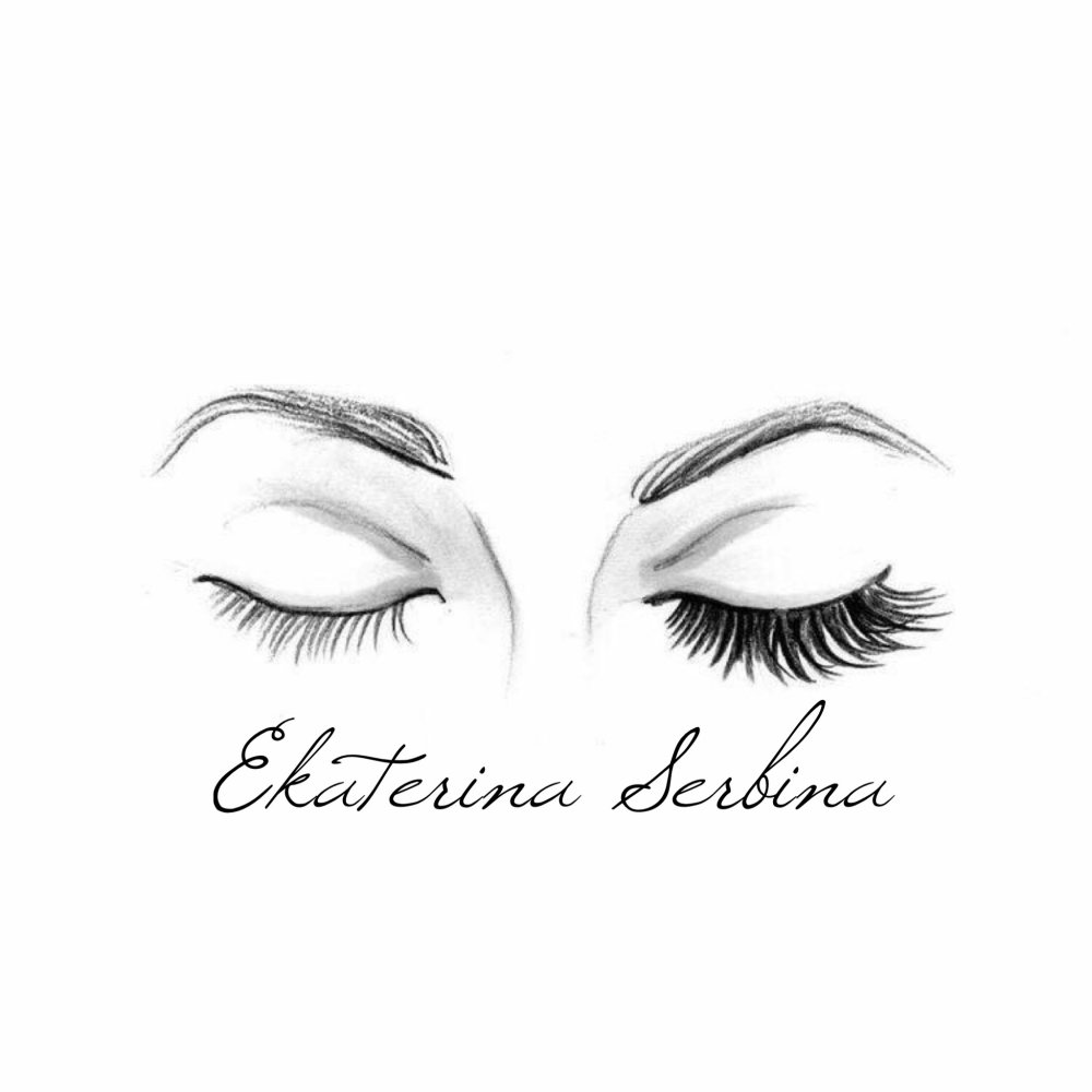 Наращивание ресниц иллюстрация