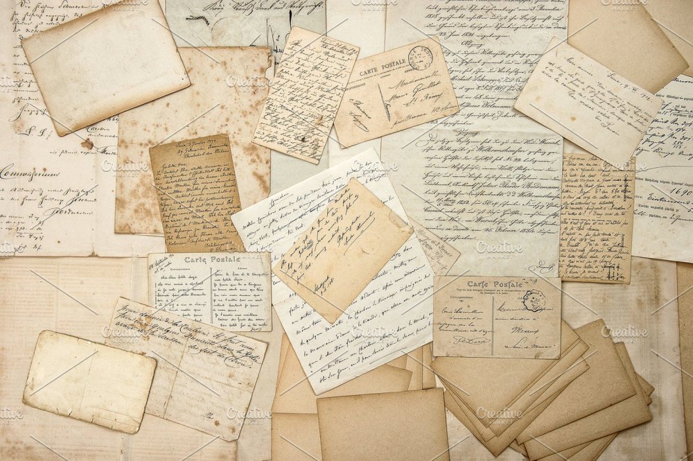 Старые письма фон