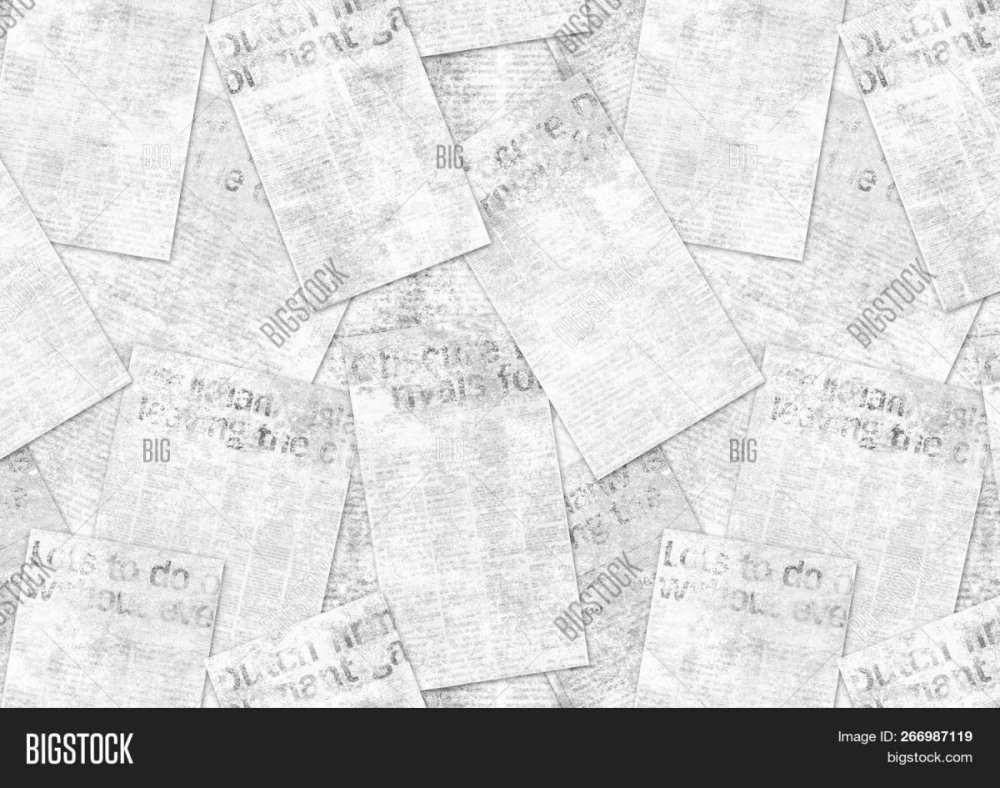 Подложка в виде газеты