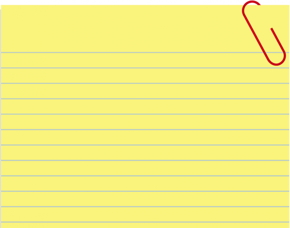 Лист в линейку