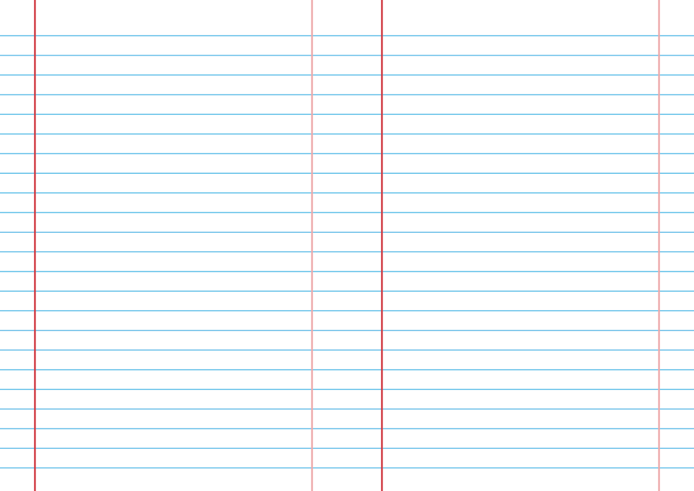 Лист в линейку