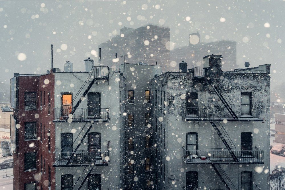 Зимний город Эстетика