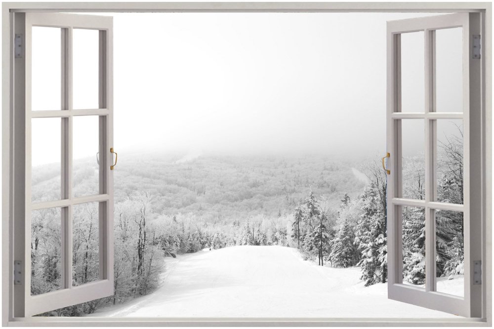 Зимний вид из окна