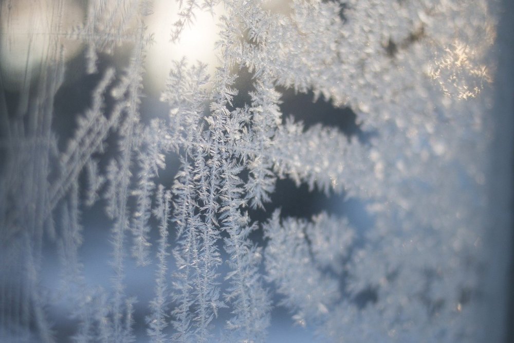 Зимнее окно фон