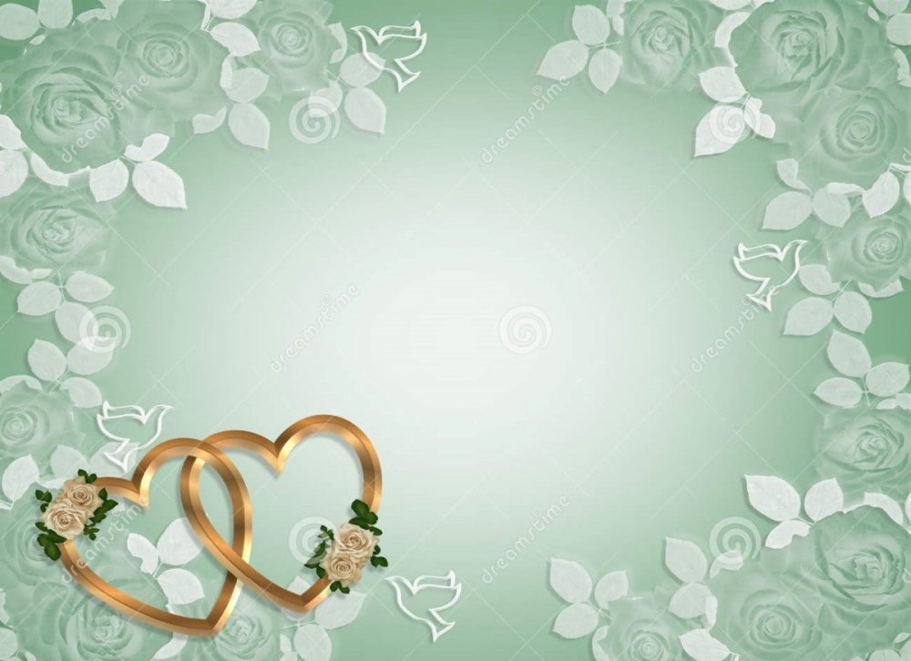 Свадебный фон для презентации