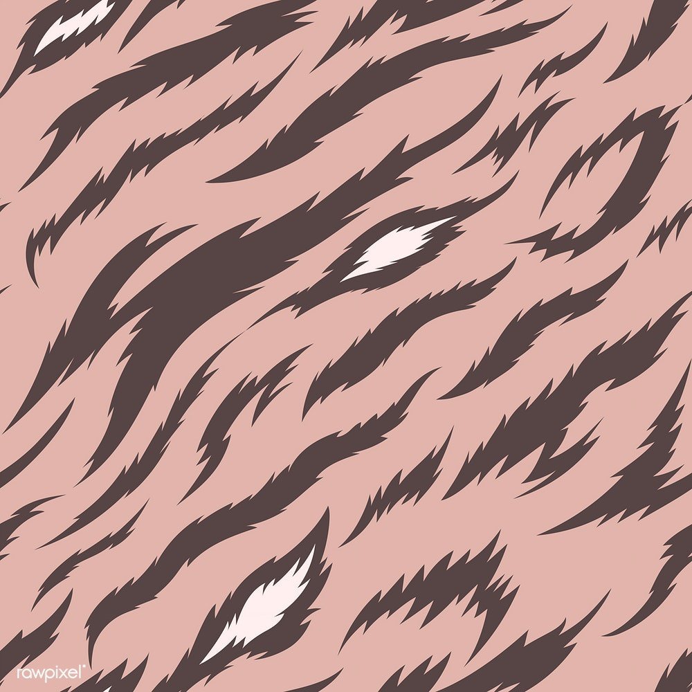 Тигриный принт паттерн