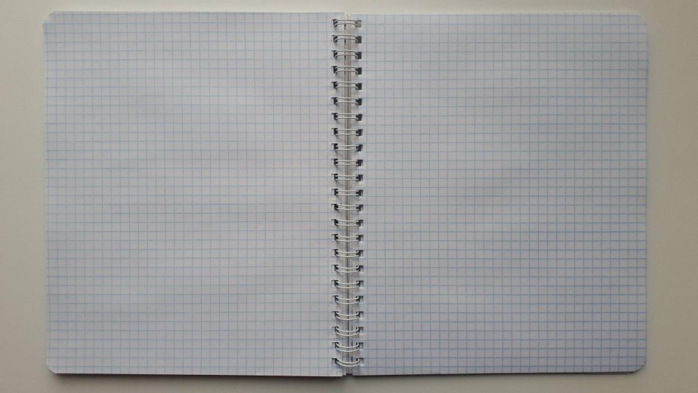 Разворот тетради