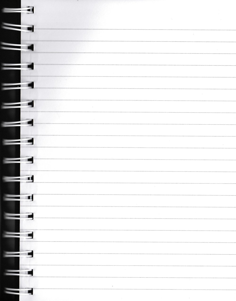 Тетрадный лист в линейку