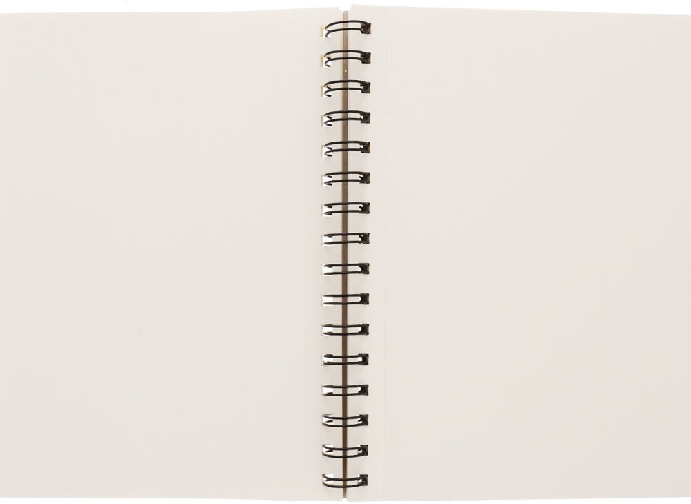 Лист блокнота на пружине