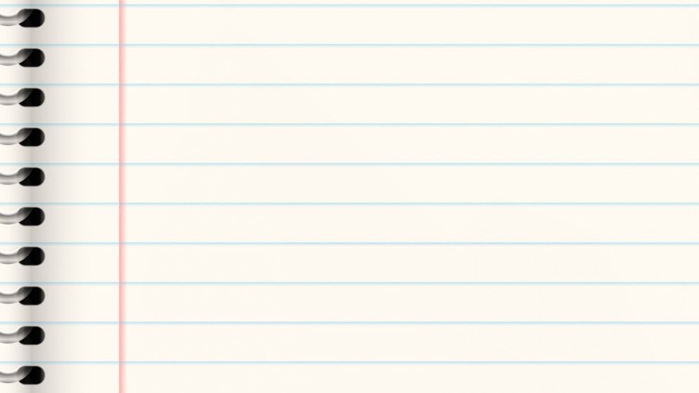 Тетрадь в линейку фон