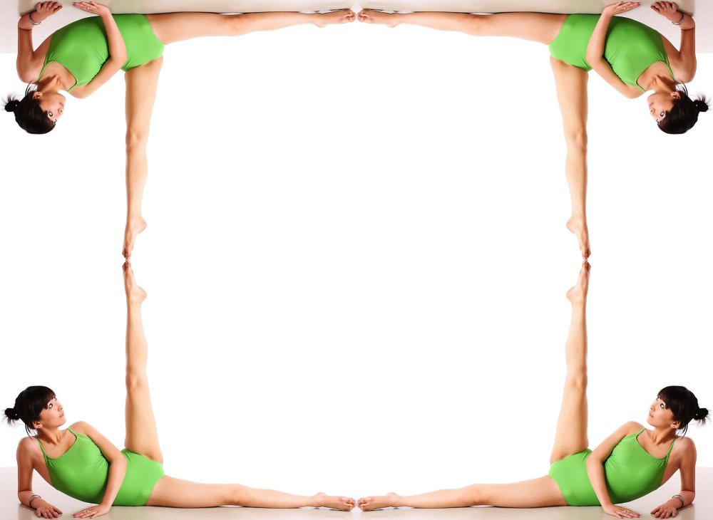 Цветные силуэты спортсменов