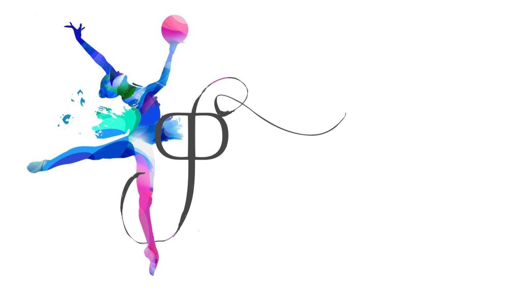 Художественная гимнастика на белом фоне