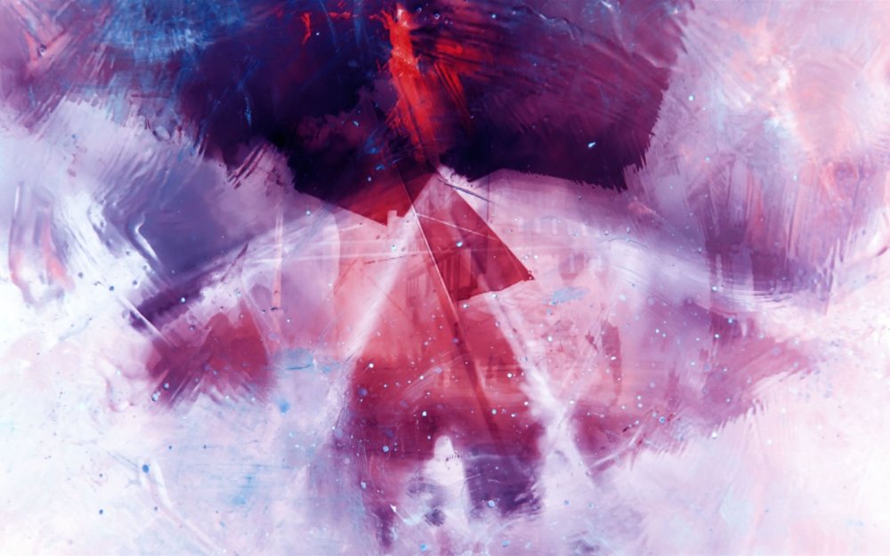 Акварель абстракция