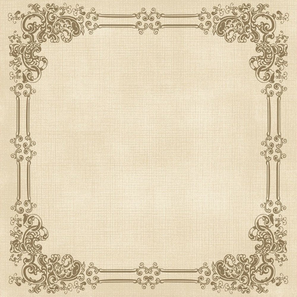 Винтажная бумага с рамкой