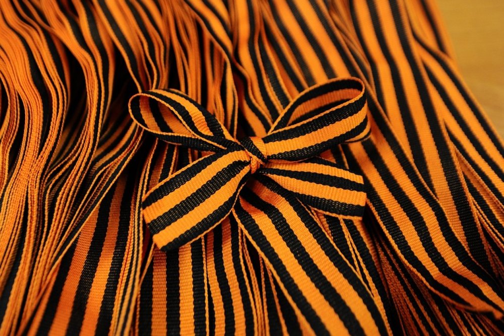 Парад Победы Георгиевская лента