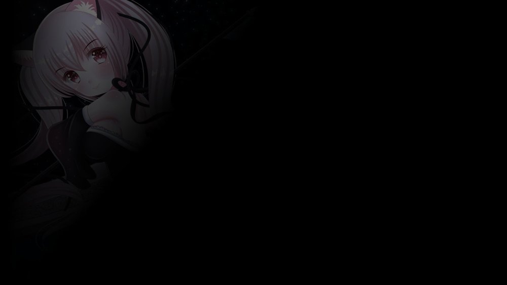 Аниме на черном фоне