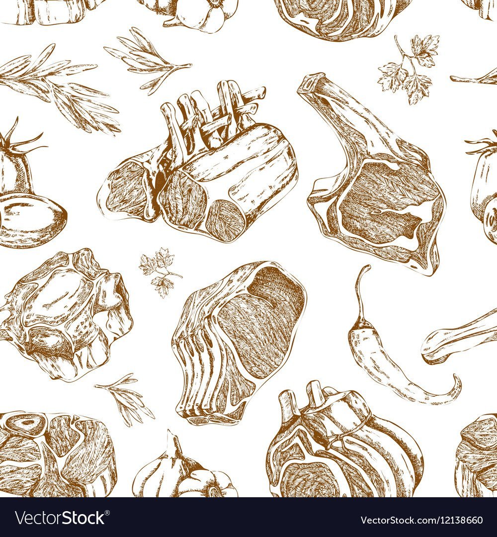 Паттерн из мяса