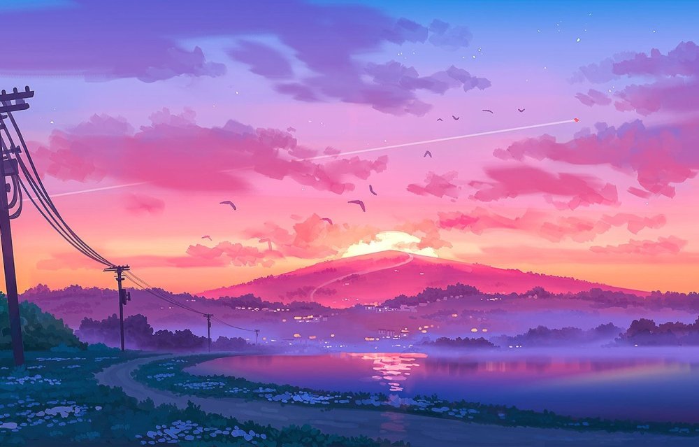 Аниме пейзаж