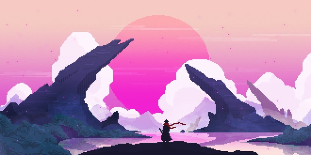 Пиксельные фоны для рабочего стола