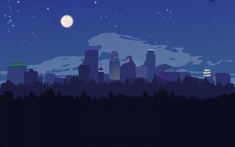 Пейзажи в пиксельном стиле