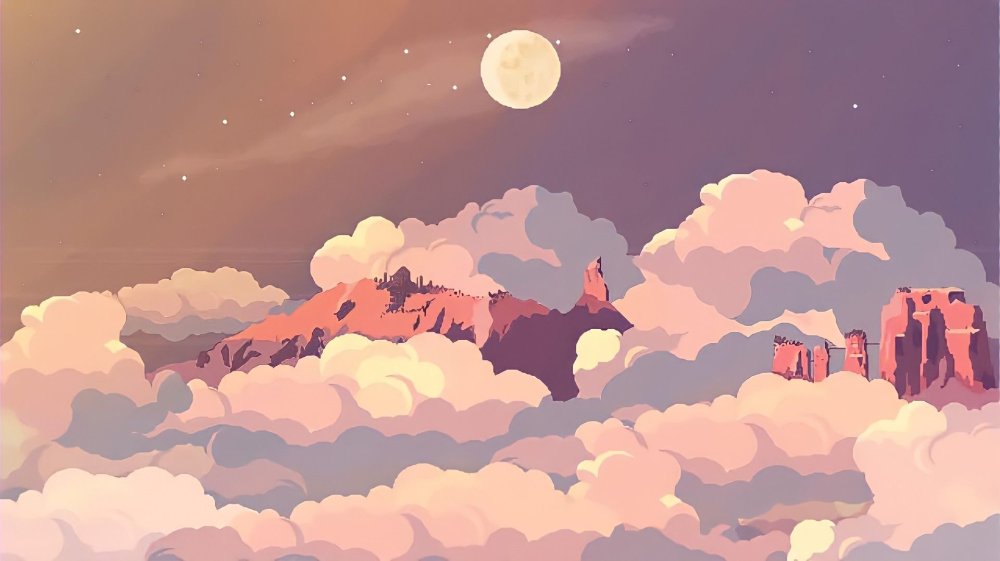 Пиксельное небо