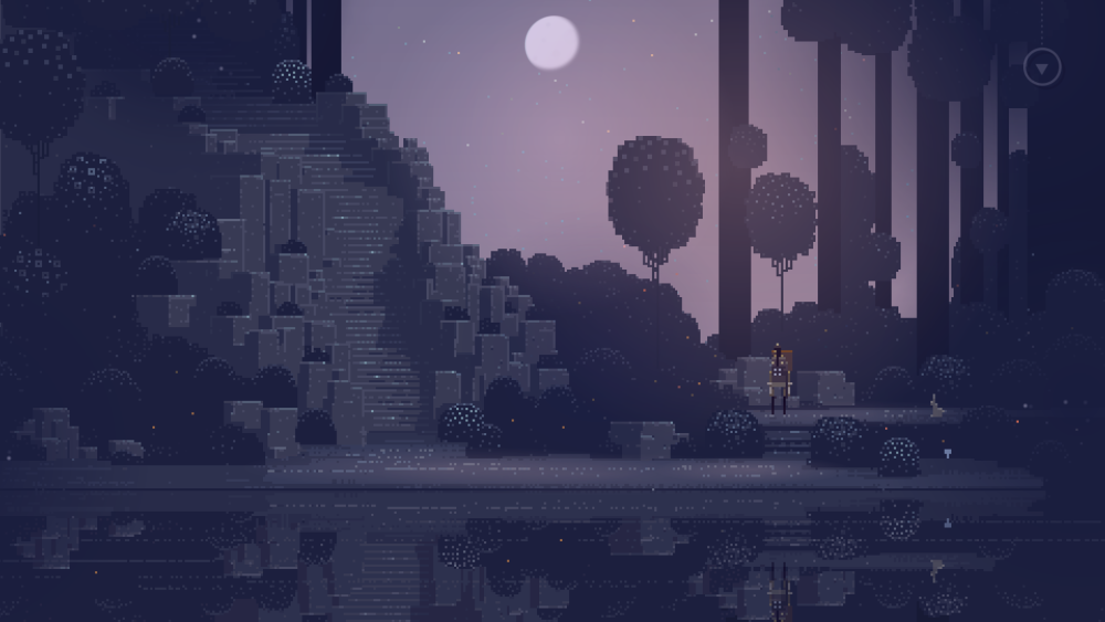 Пиксельный пейзаж