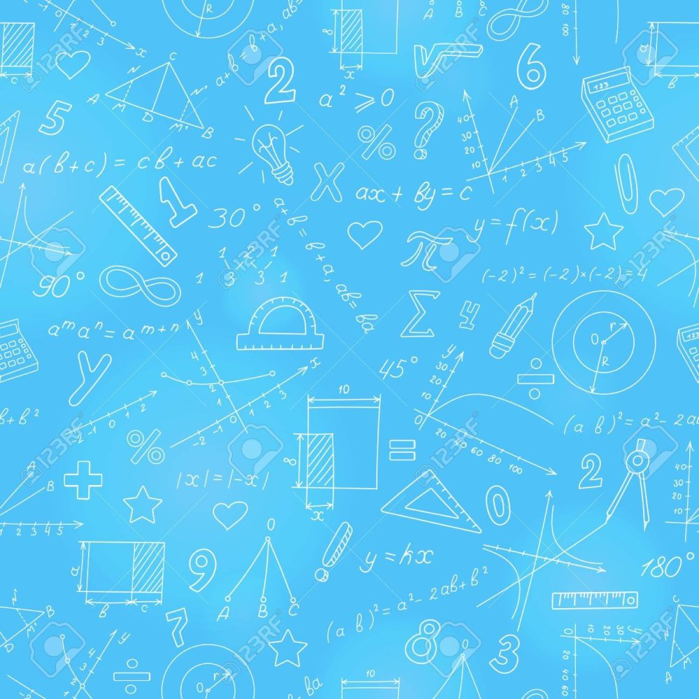 Синий школьный фон