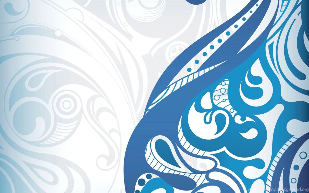 Красивый голубой фон с узорами