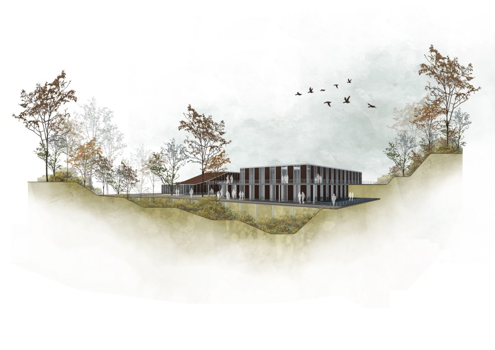 Архитектурная подача коллаж