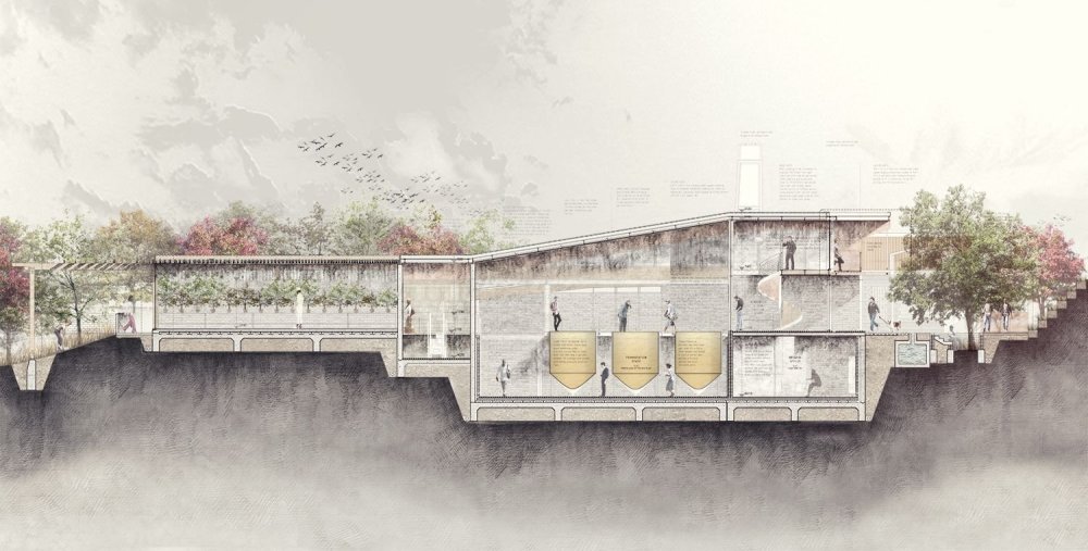 Коллажные подачи архитектура