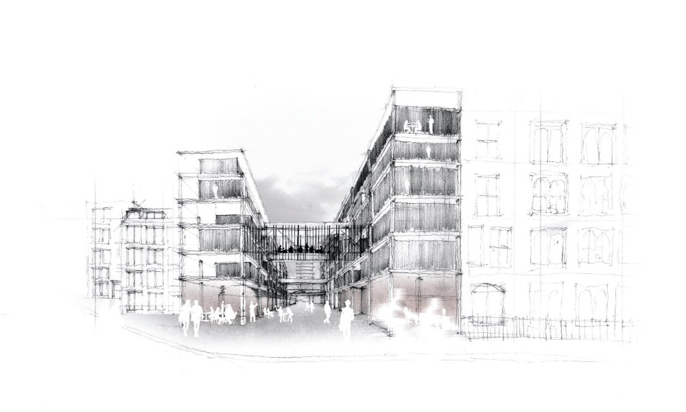 Фон для подачи архитектурного проекта