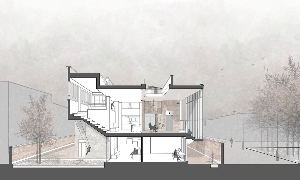 Фон для архитектурного проекта