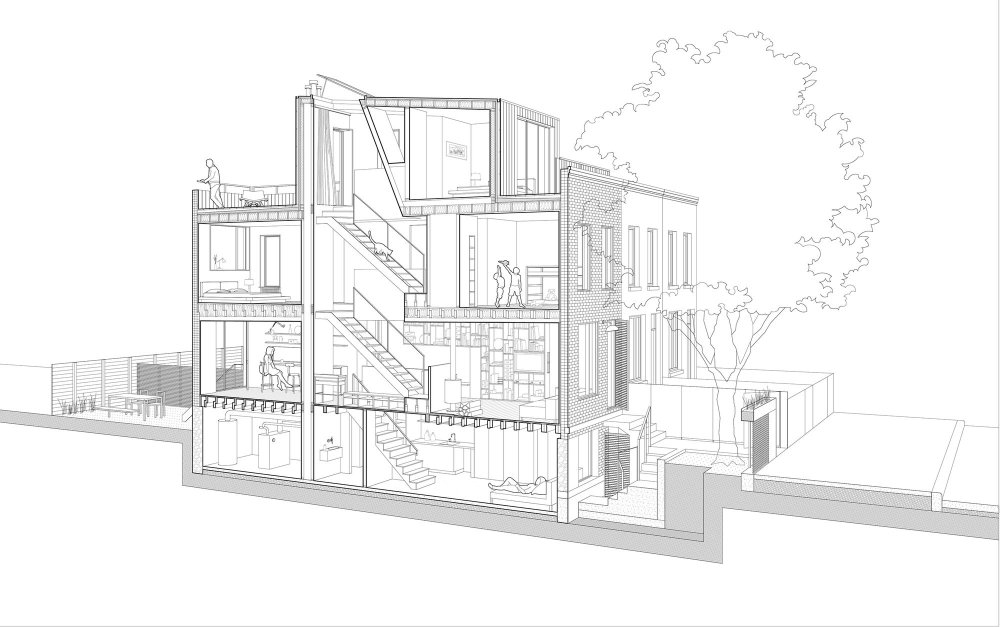 Льюис, Тсурумаки, Льюис: архитектура в разрезе