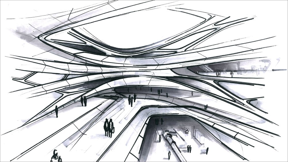 Архитектурный разрез подача