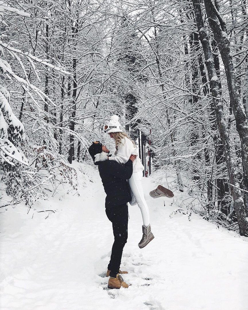 Парочки зимой Эстетика