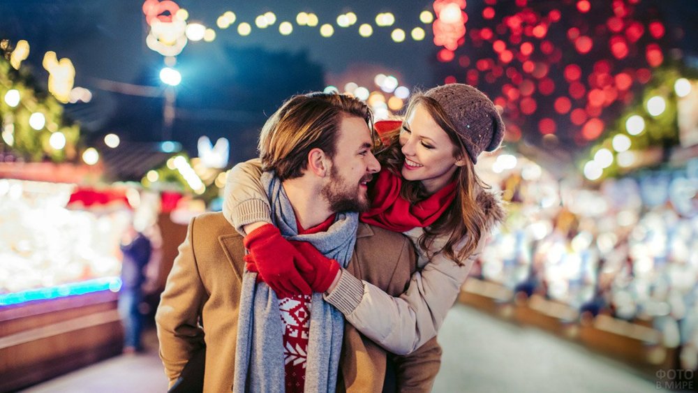 Влюбленные зимой