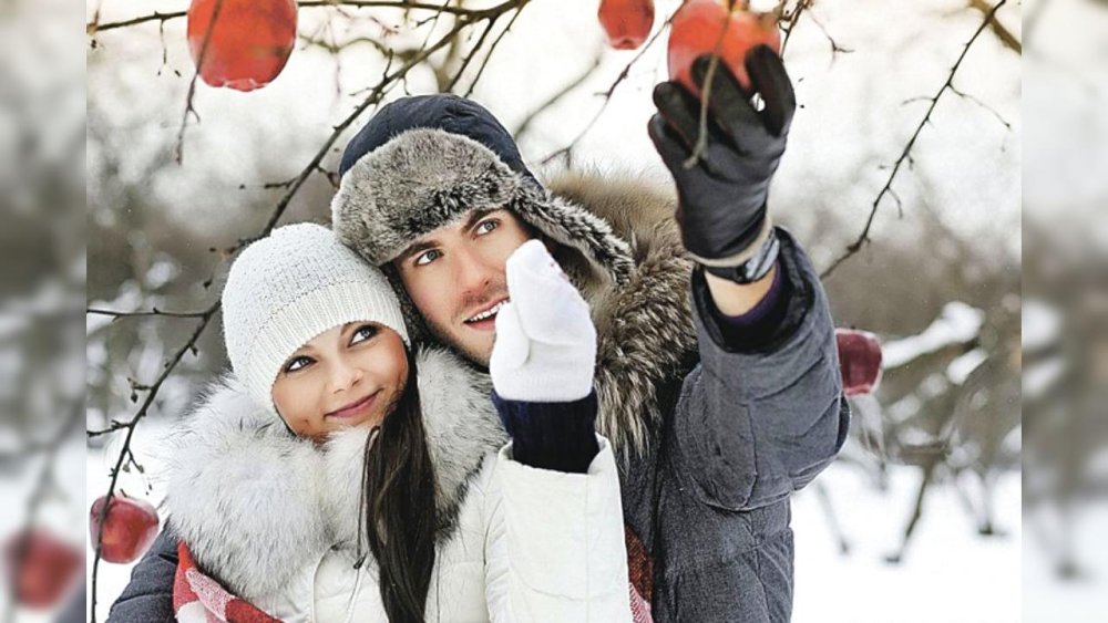 Пара на катке